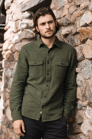 The Brace Triple Twisted Plaid - Moss